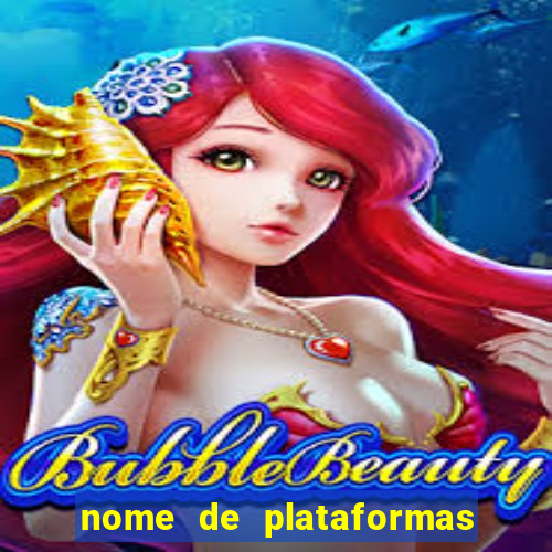 nome de plataformas de jogos