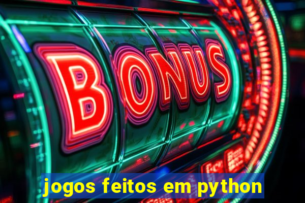 jogos feitos em python