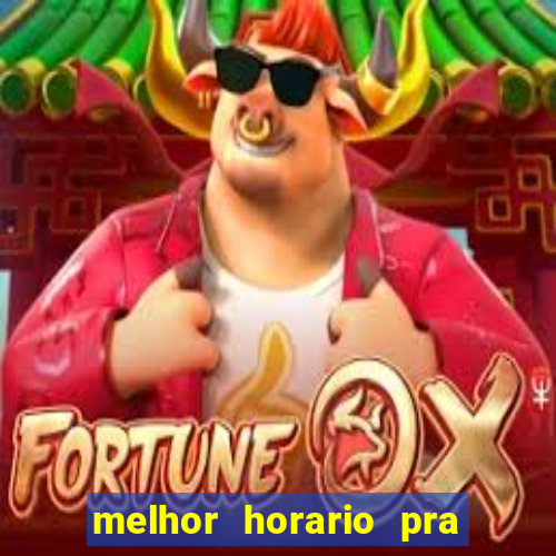 melhor horario pra jogar fortune rabbit