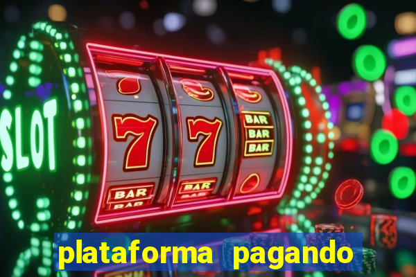 plataforma pagando fortune tiger