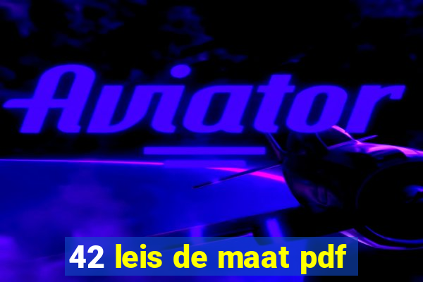 42 leis de maat pdf