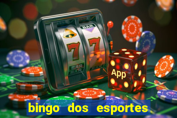 bingo dos esportes para imprimir