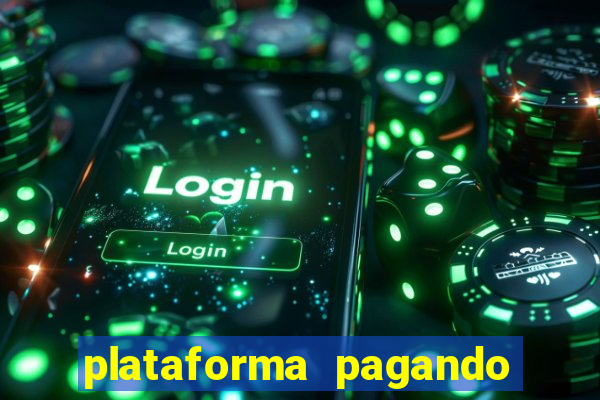 plataforma pagando no cadastro